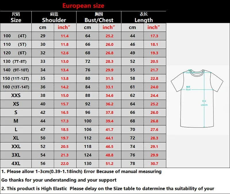 100-160, Graphic T Shirts Casual Personality Streetwear.