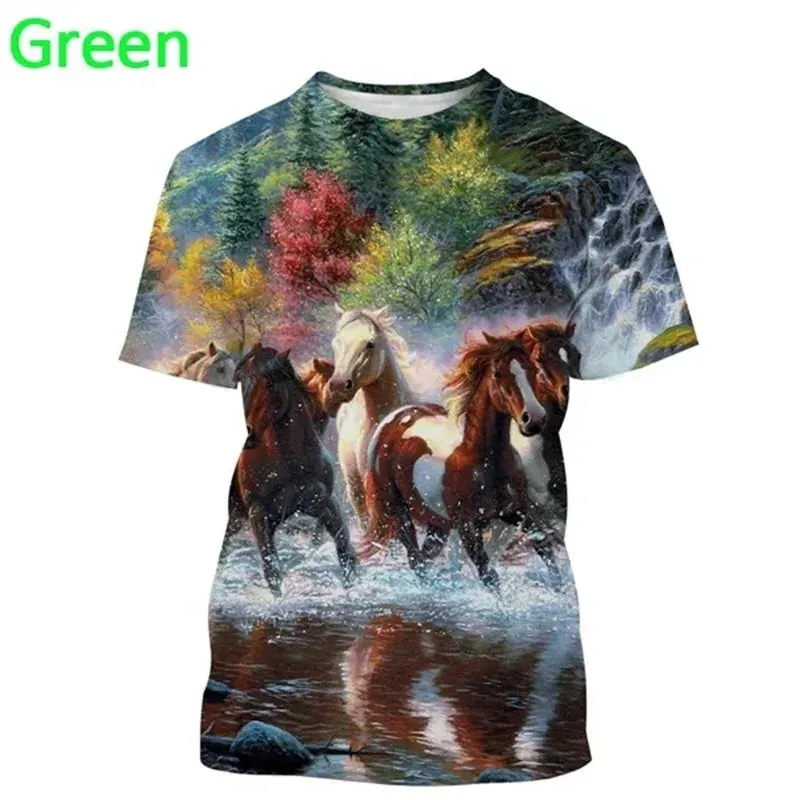 100-160, Graphic T Shirts Casual Personality Streetwear.