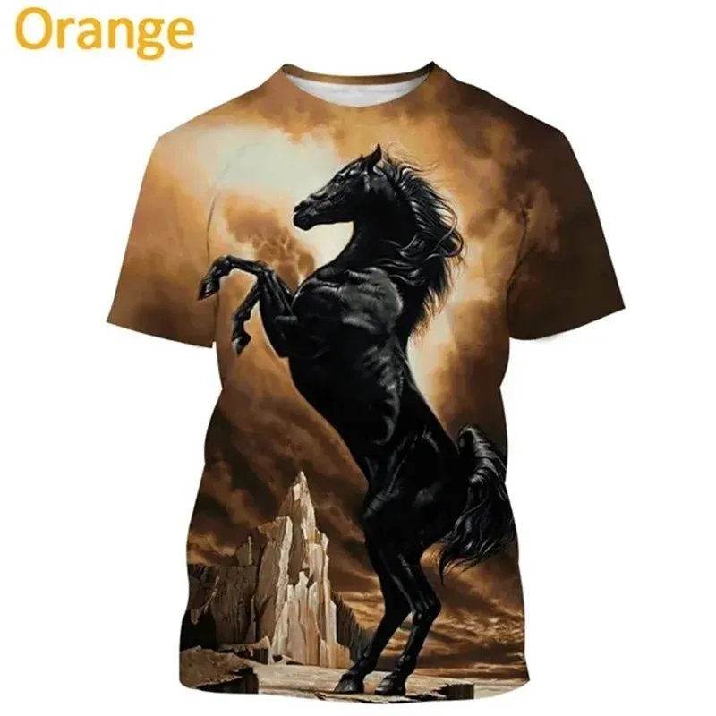 100-160, Graphic T Shirts Casual Personality Streetwear.