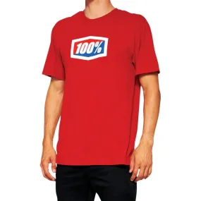 100% Official T-Shirt - Red