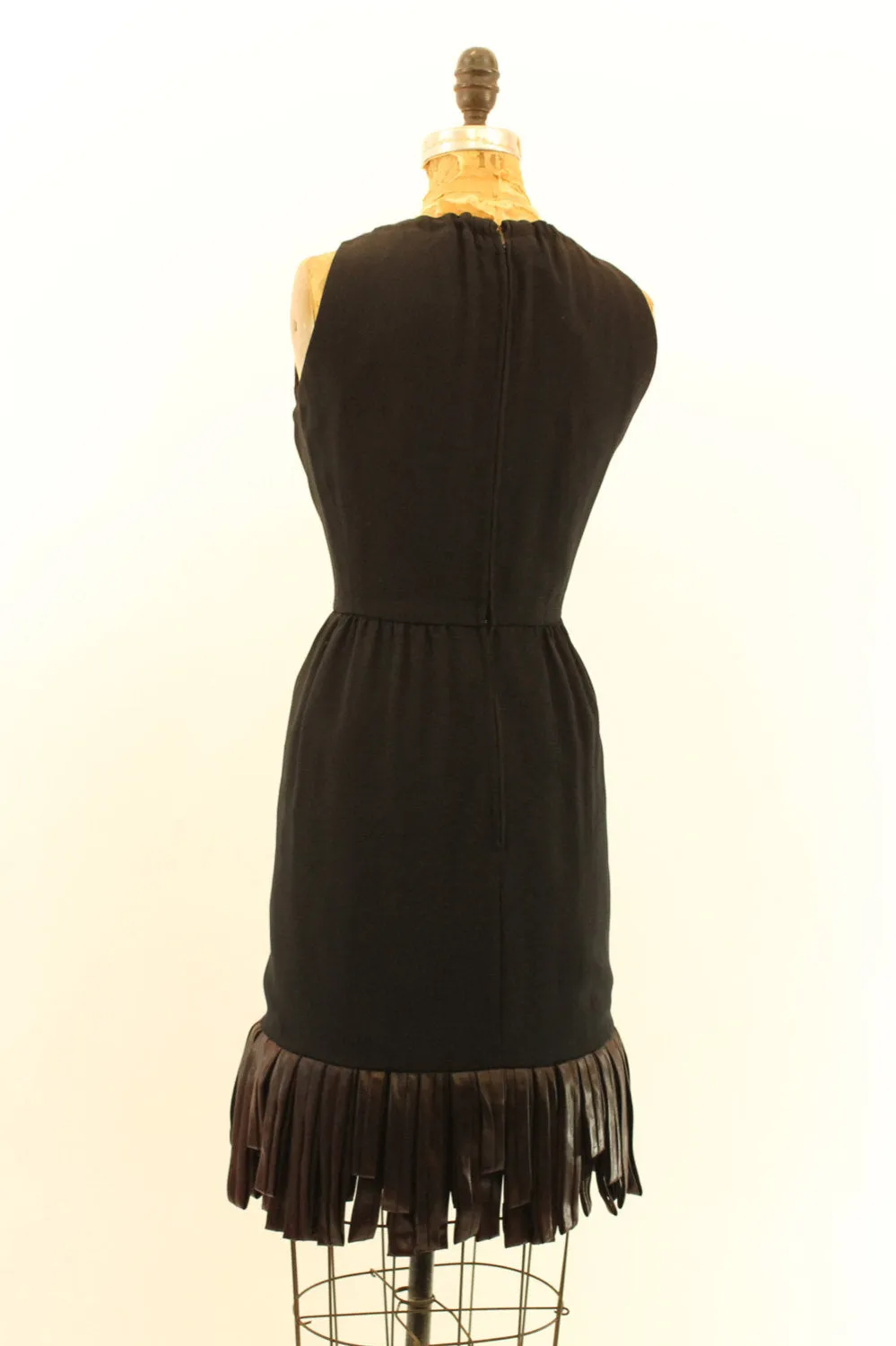 1960s carwash hem fringe dress xs | new fall