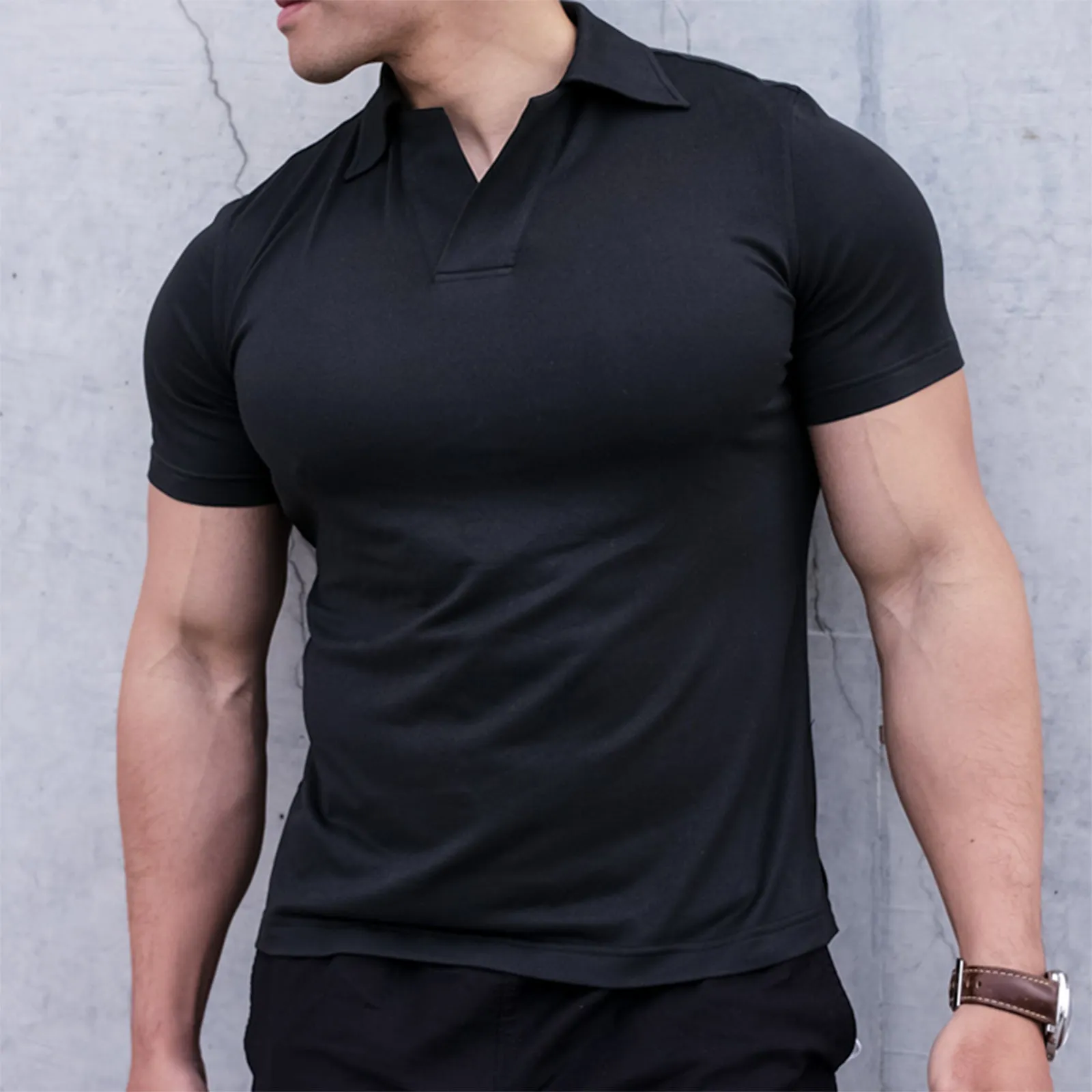 ACTIVE DRY-FIT MOISTURE WICKING POLO SHIRT