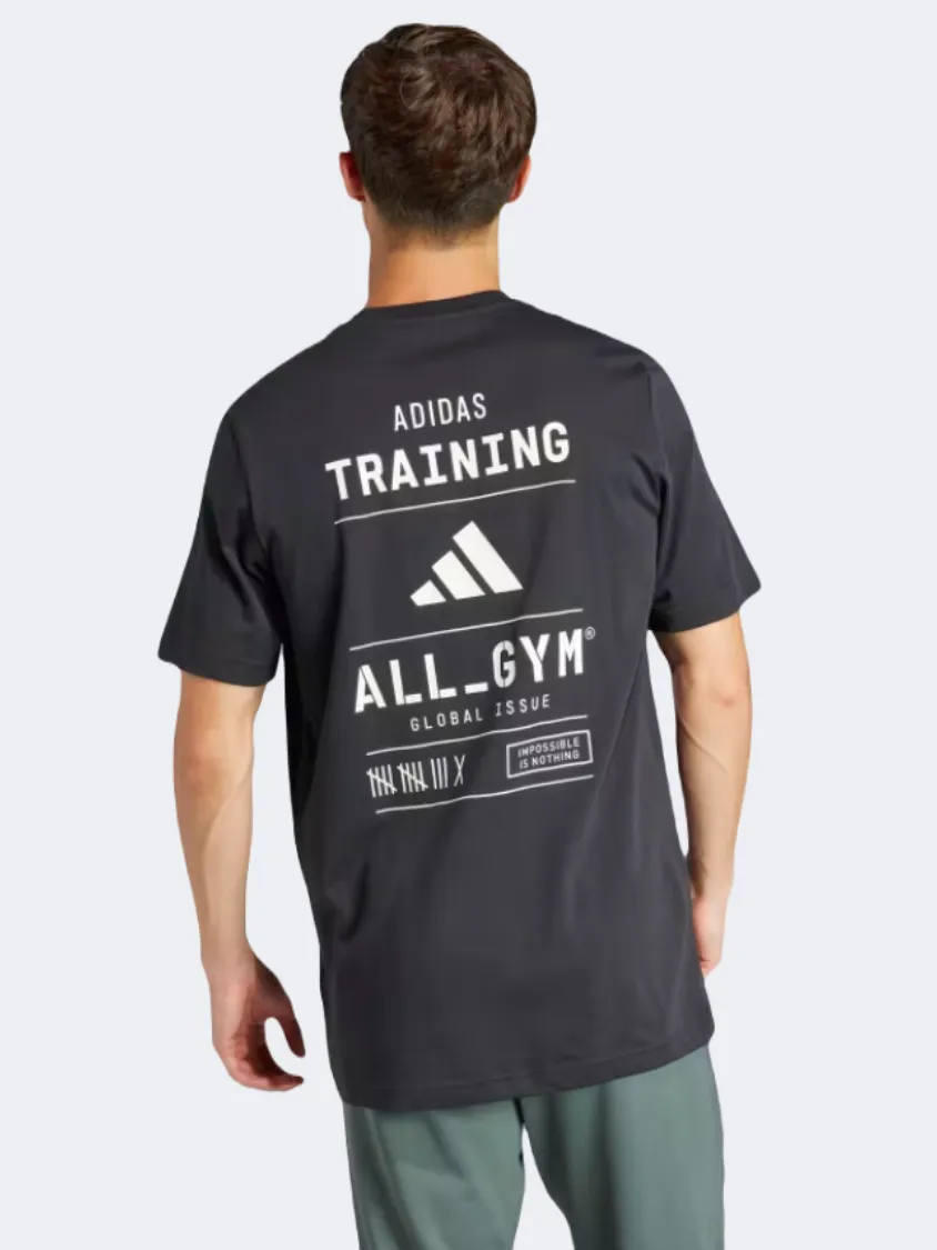 Adidas Category Graphic Men Training T-Shirt Black/White