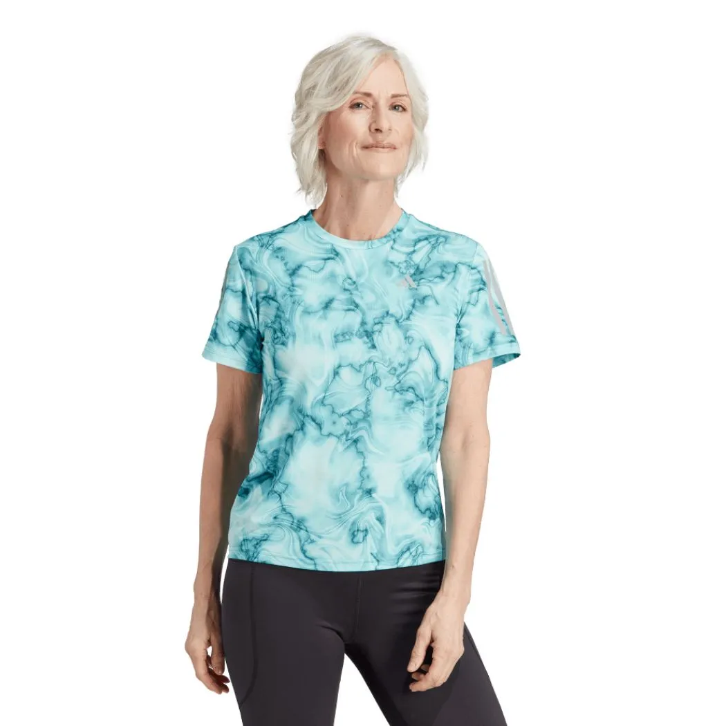 adidas Own The Run Allover Women's Tee