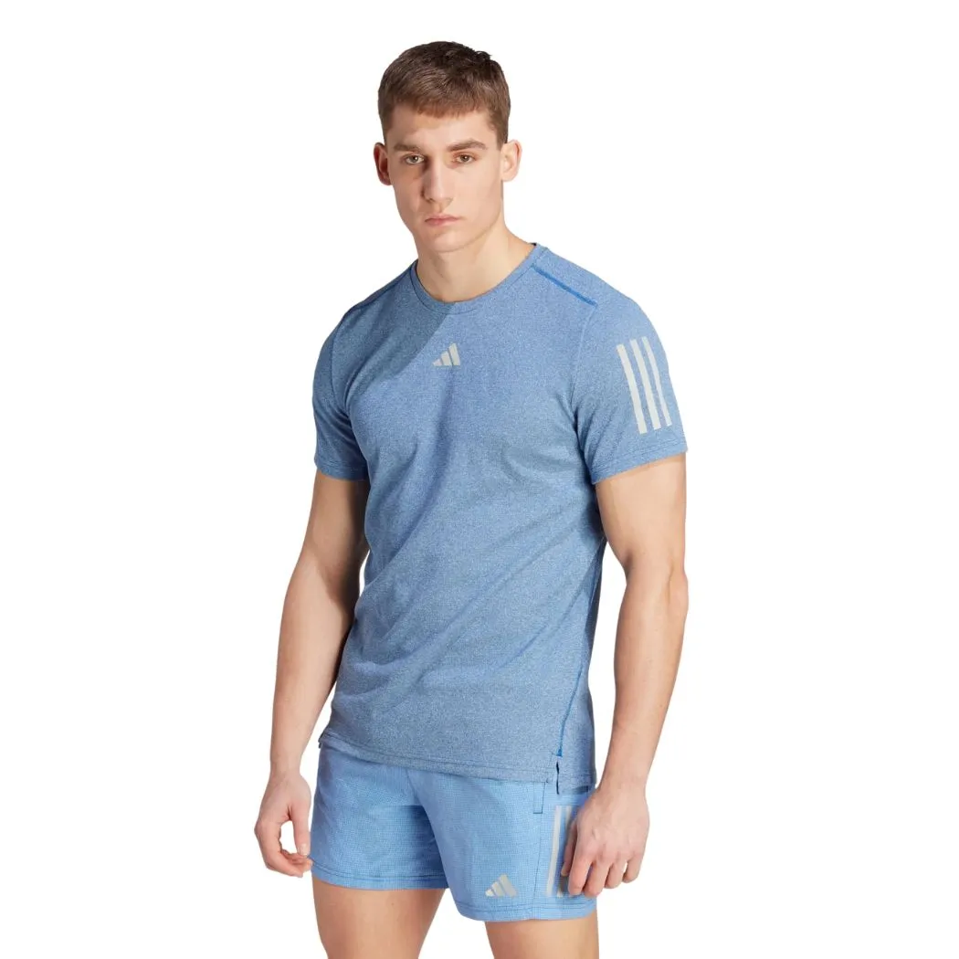 adidas Own The Run Heather Men's Tee