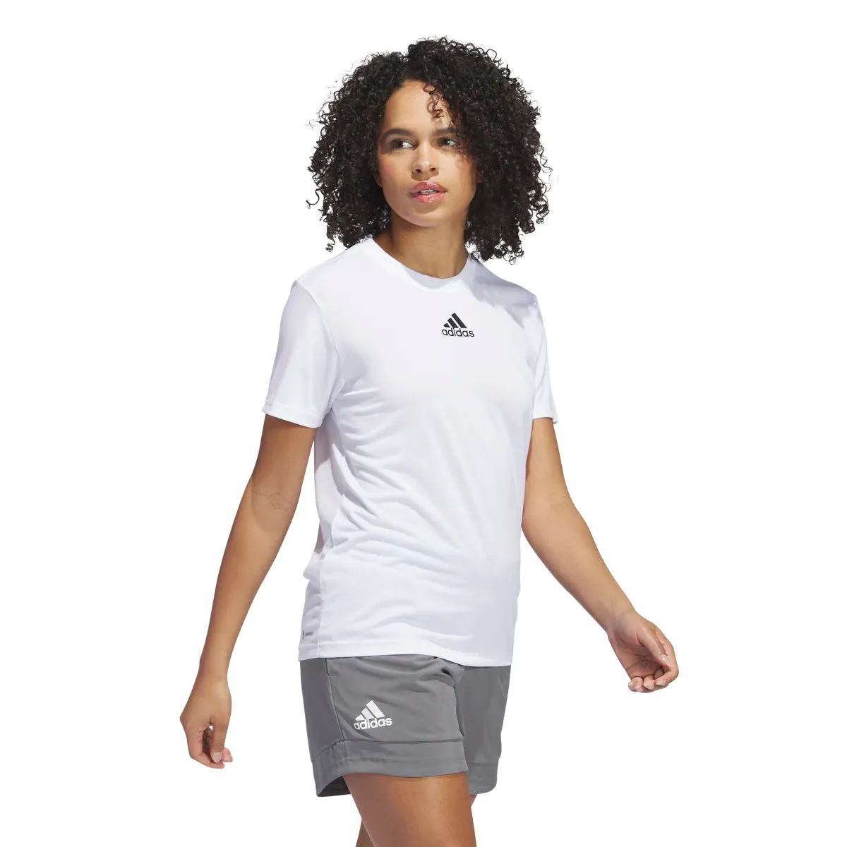 adidas Women's Short Sleeve Pregame BOS Tee Shirt