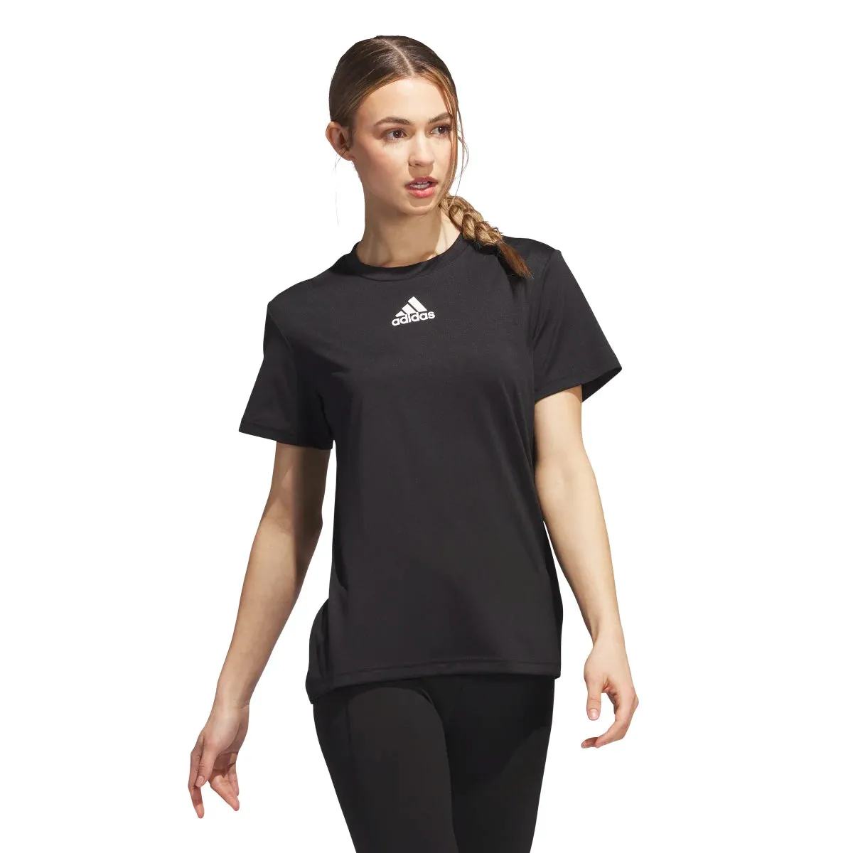 adidas Women's Short Sleeve Pregame BOS Tee Shirt