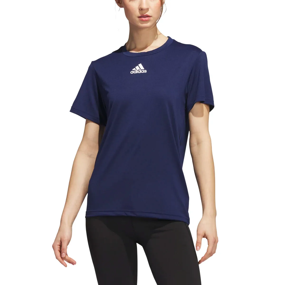 adidas Women's Short Sleeve Pregame BOS Tee Shirt