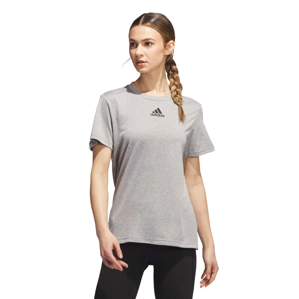 adidas Women's Short Sleeve Pregame BOS Tee Shirt