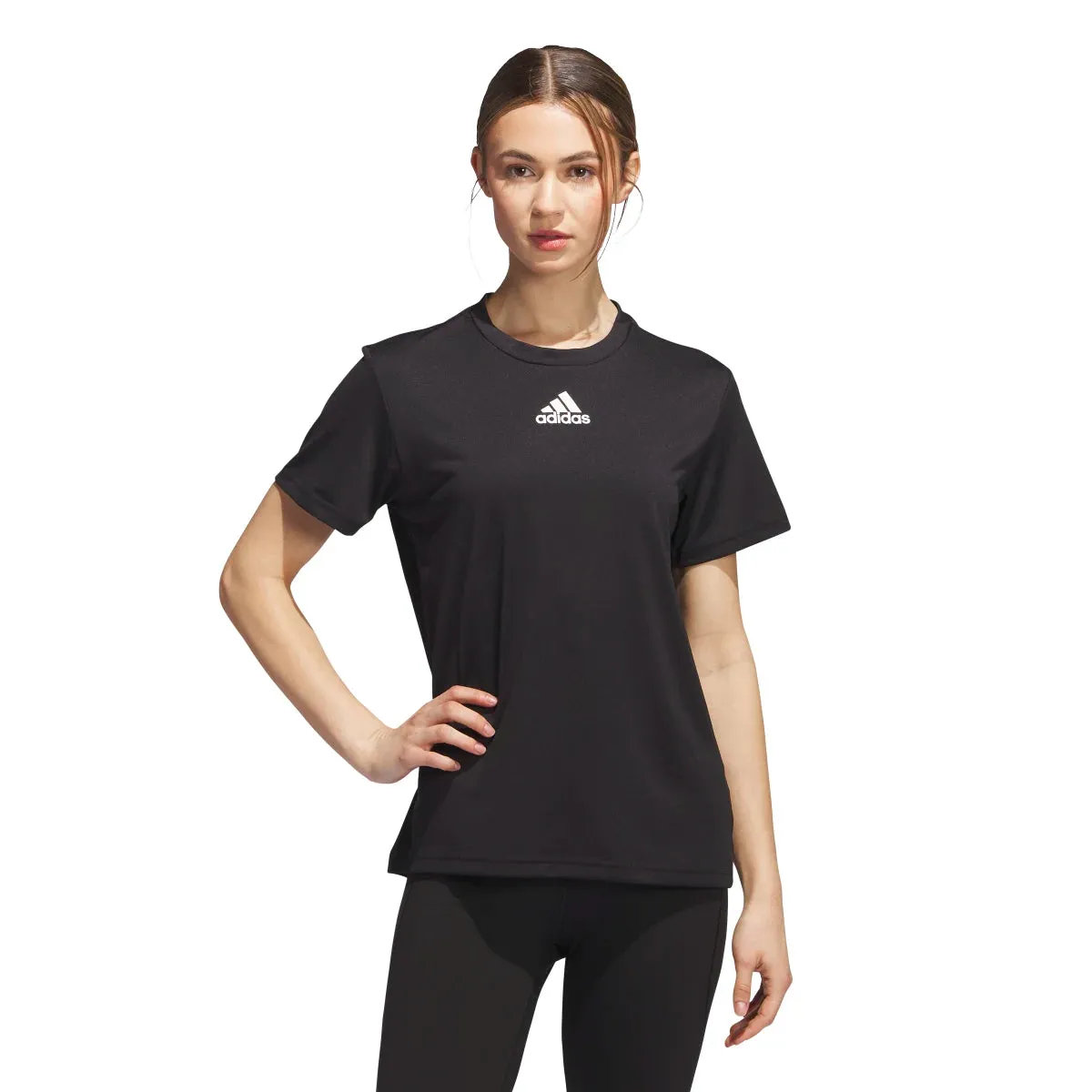 adidas Women's Short Sleeve Pregame BOS Tee Shirt