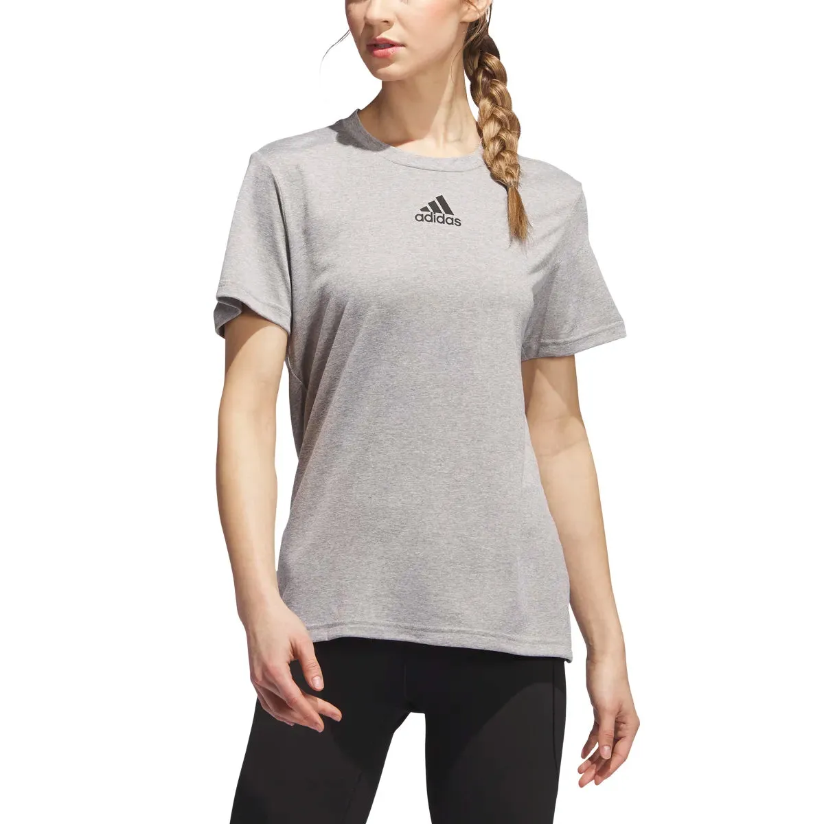 adidas Women's Short Sleeve Pregame BOS Tee Shirt