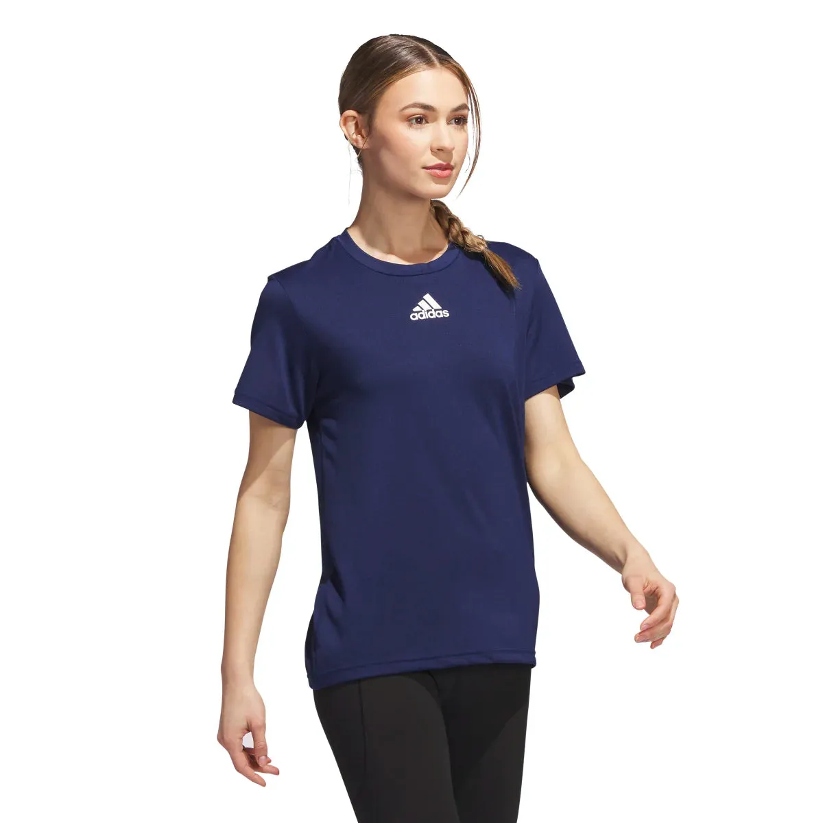 adidas Women's Short Sleeve Pregame BOS Tee Shirt