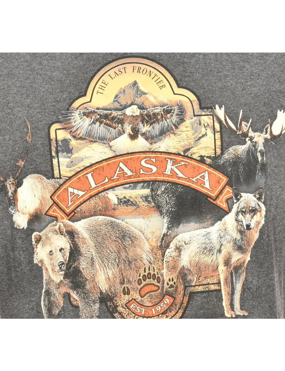 Alaska Printed T-shirt - M