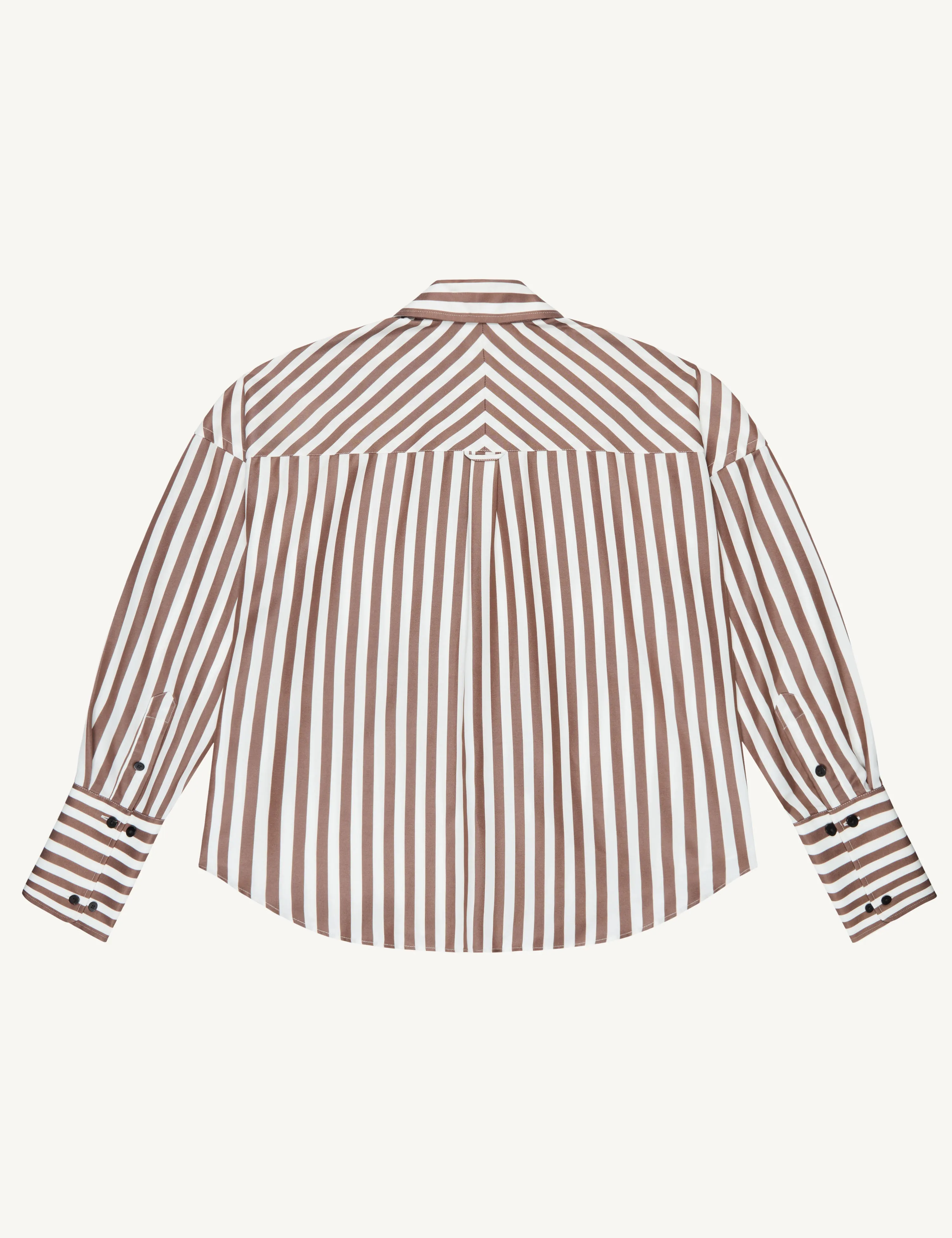 Alexander: Tencel, Chocolate Stripe x Felicity Kay