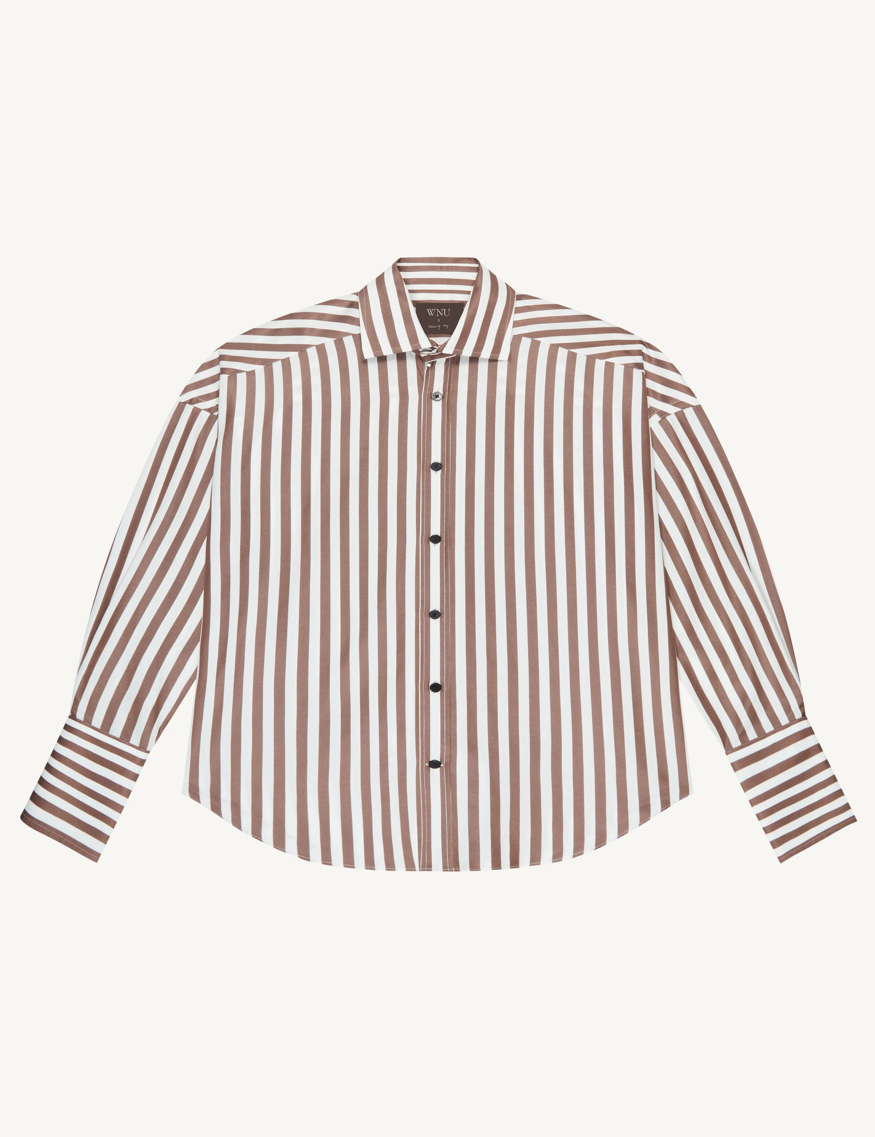 Alexander: Tencel, Chocolate Stripe x Felicity Kay