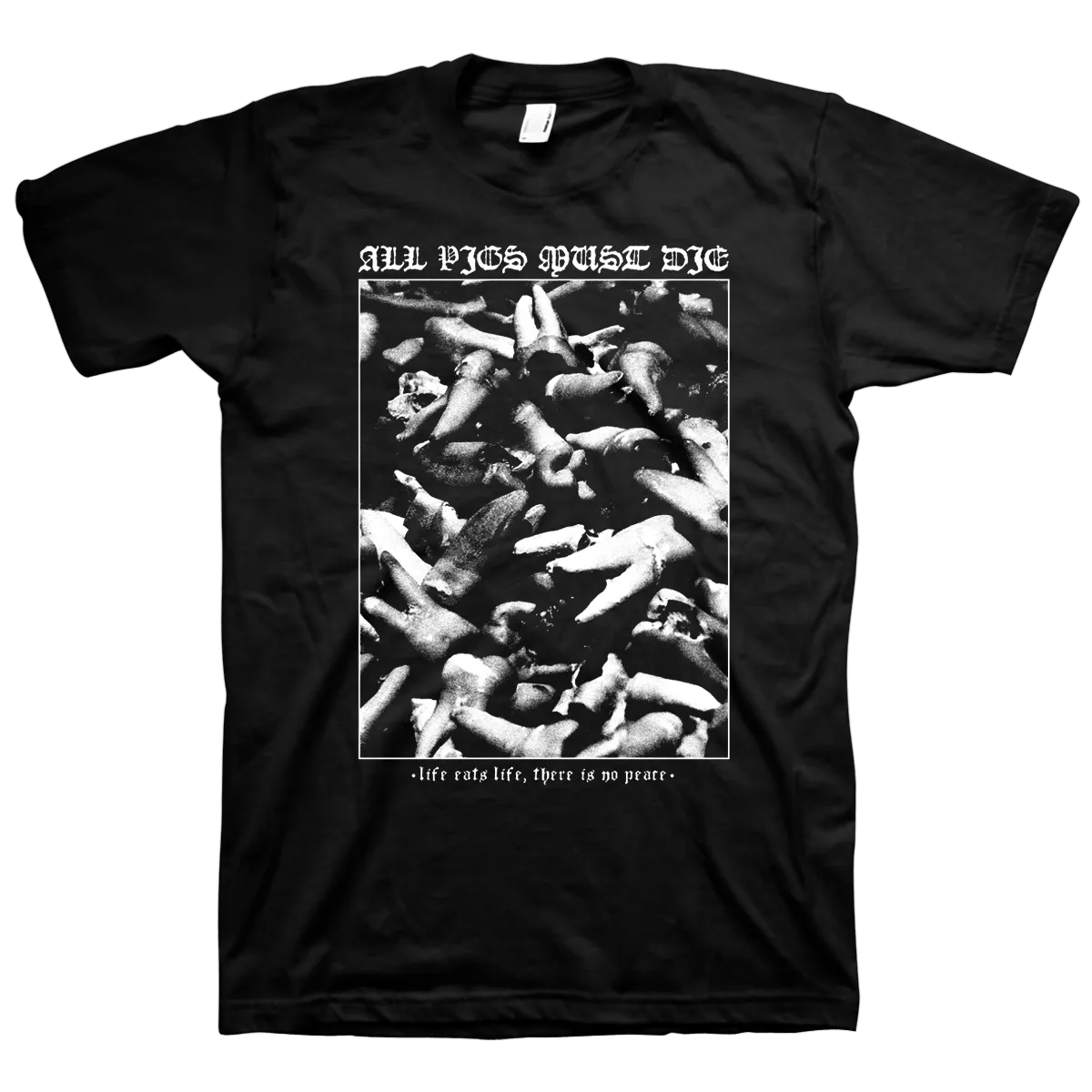 All Pigs Must Die "Life Eats Life" Black T-Shirt