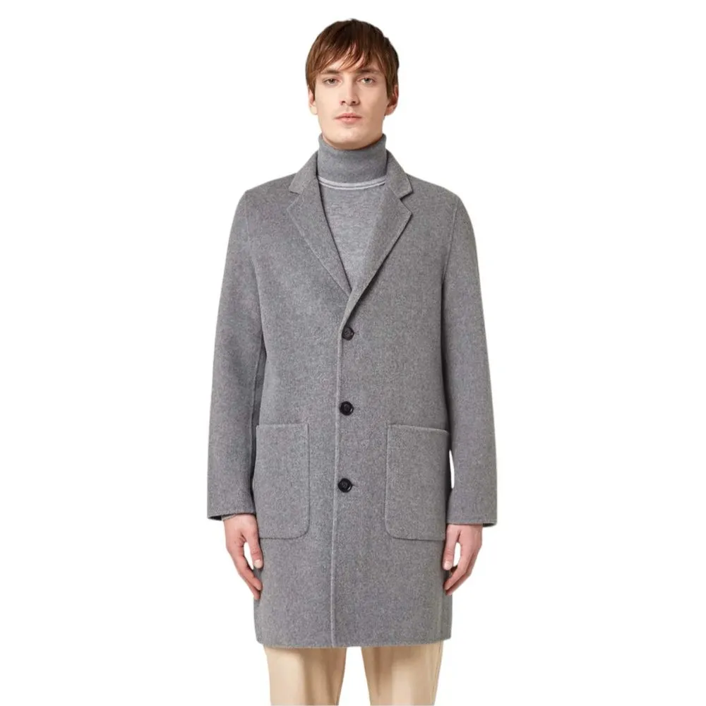 Alpha Studio Gray Wool Jacket