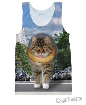 Bagel Cat Tank Top