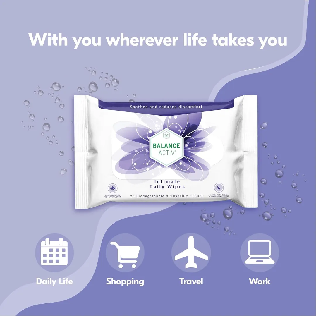 Balance Activ Intimate Wipes 20 Wipes (T)