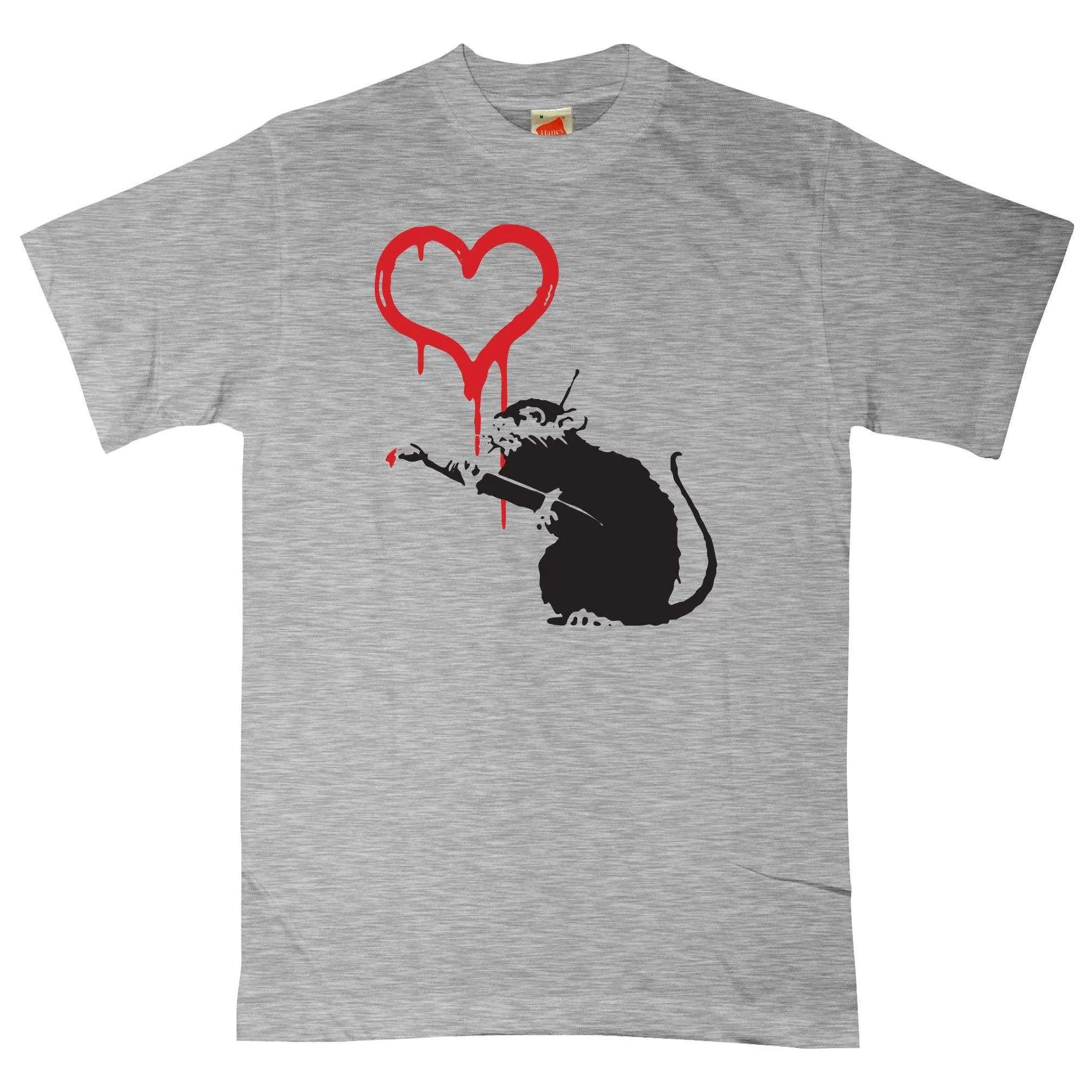 Banksy Love Rat T-Shirt