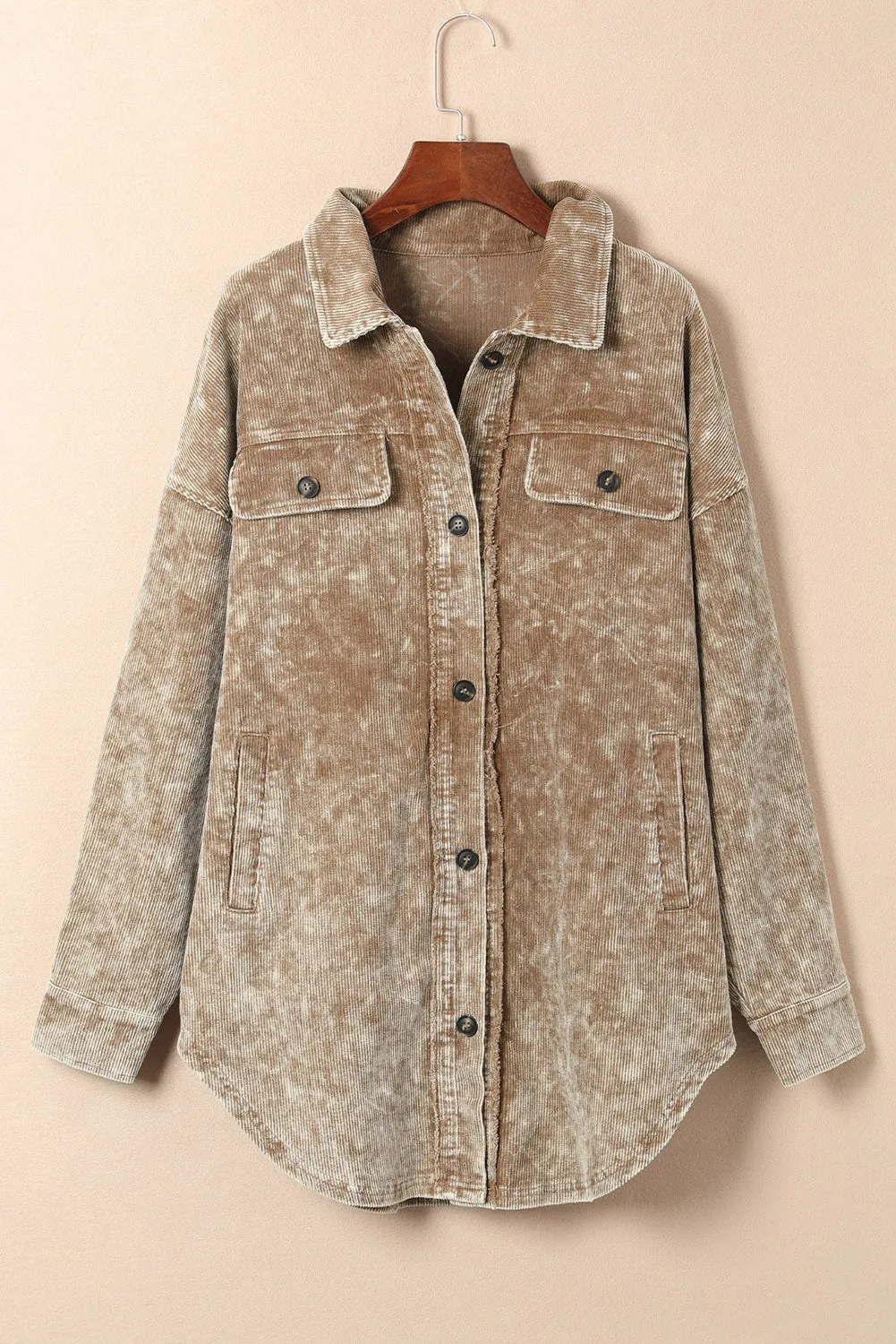 Beige Corduroy Jacket