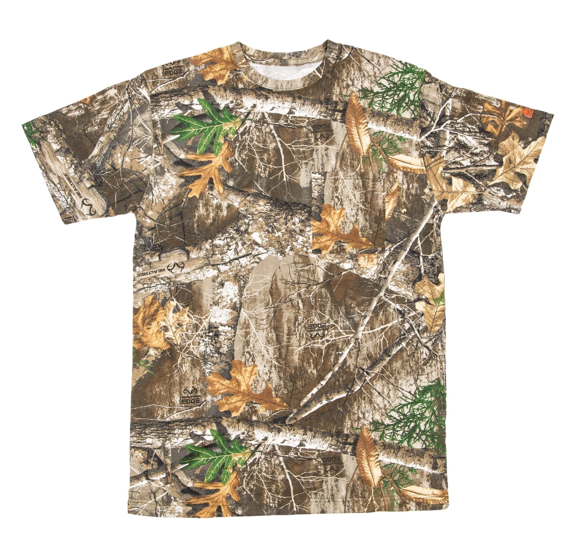 Berne Mens Realtree Edge Cotton Blend Lightweight Performance Tee S/S 4XL TALL