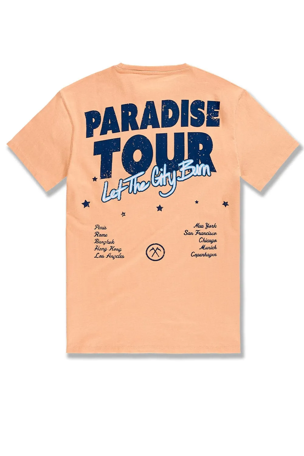 Big Men's Paradise Tour T-Shirt (Peach)