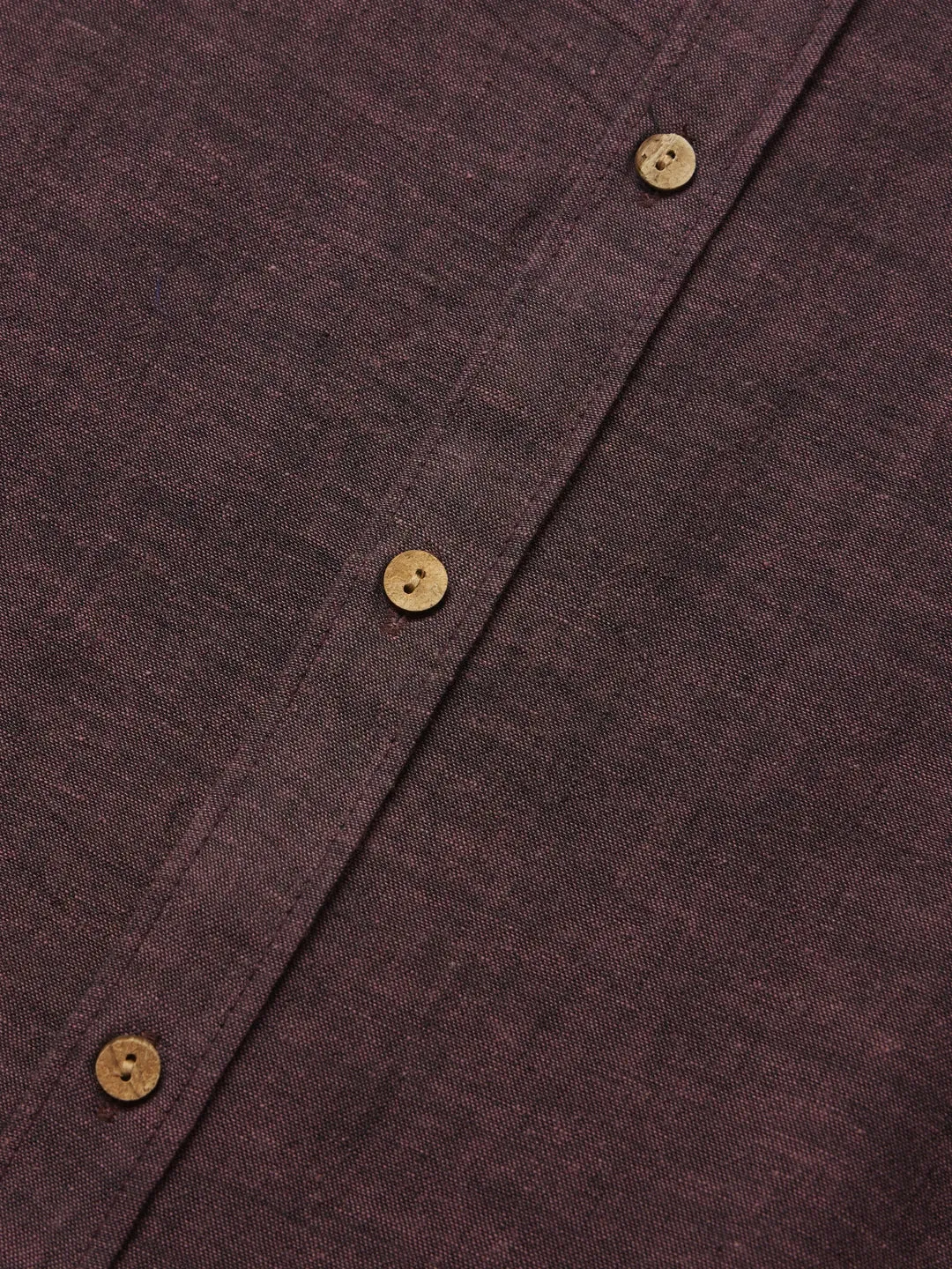 Black and Mauve Handloom Shirt