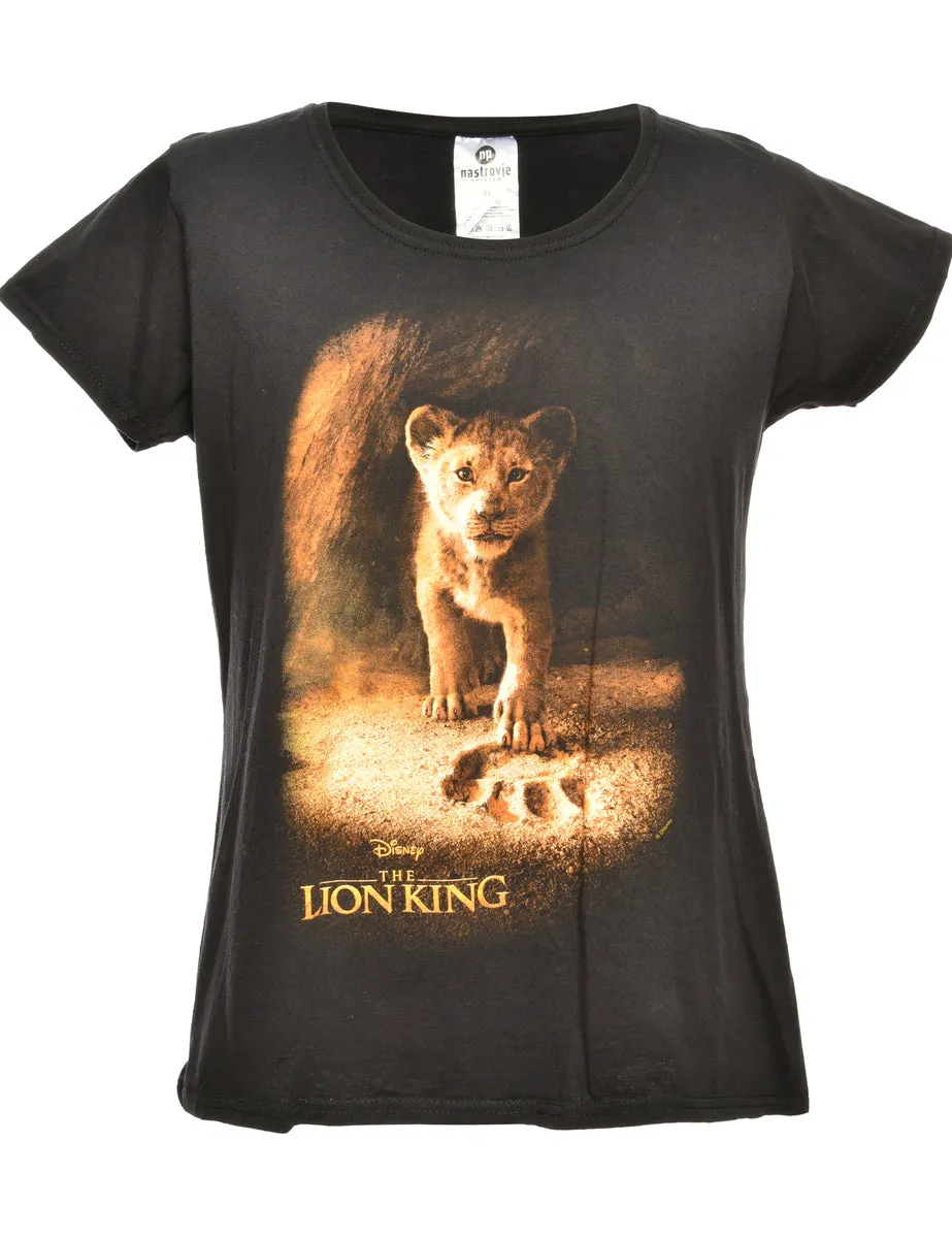 Black Disney The Lion King Animal T-shirt - XL