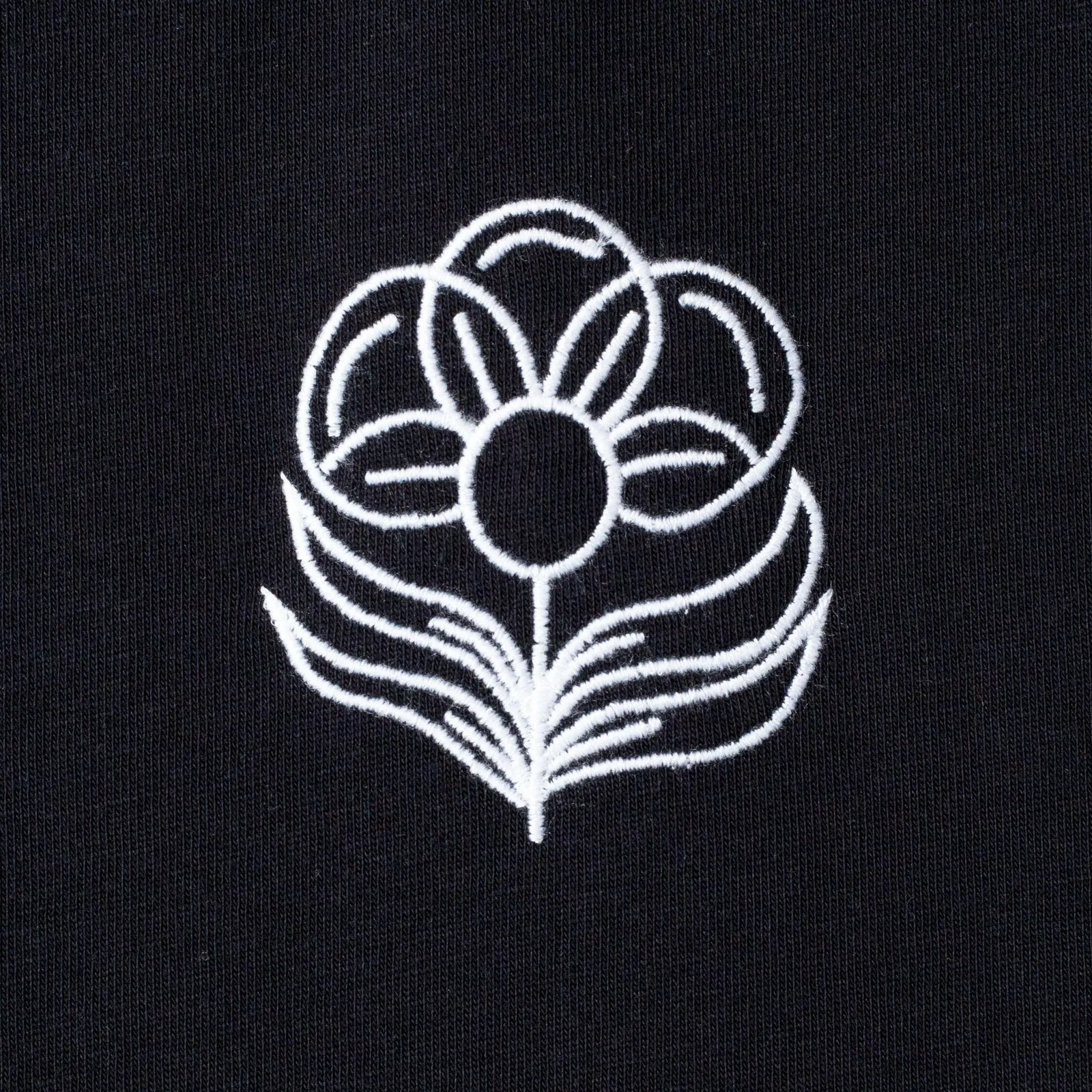 Blue Flowers Pollinator T-Shirt - Black