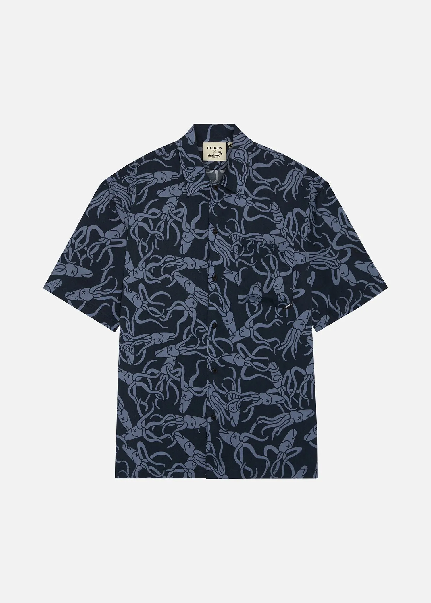 Boardies x Raeburn Shirt Squid Grey