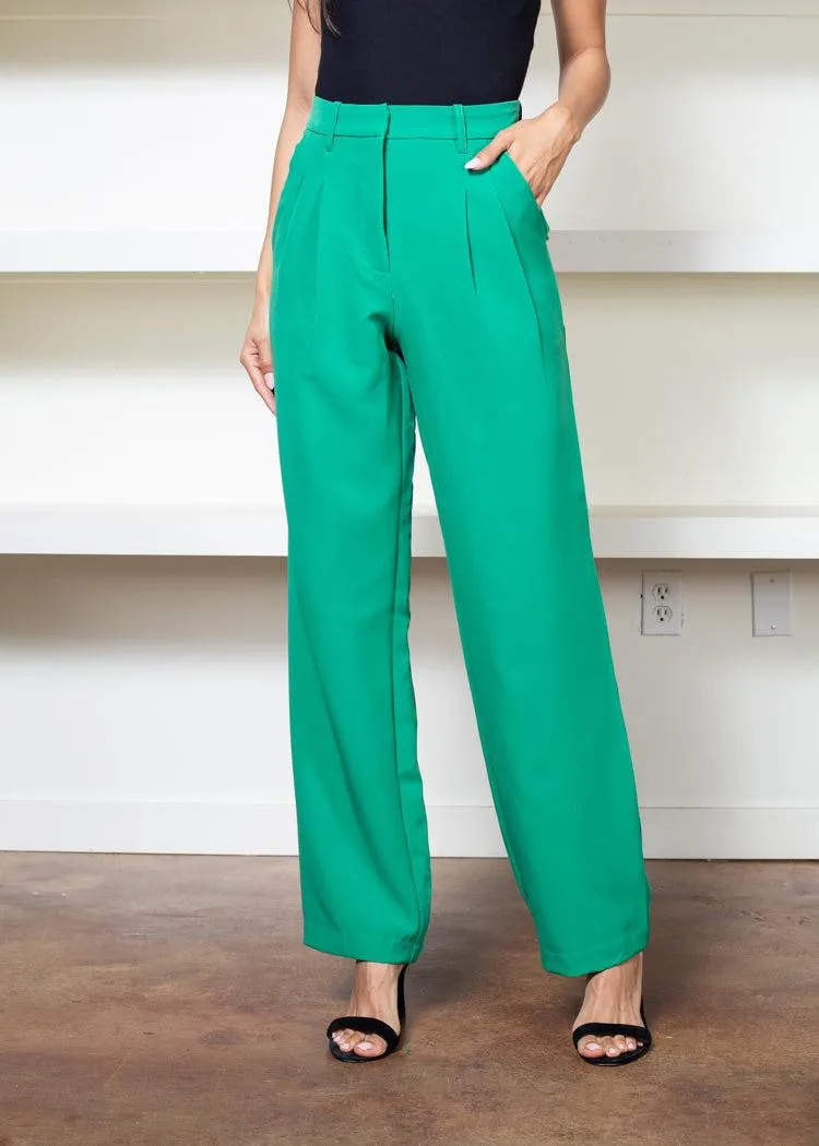 Brynn Double Pleat Pant-***FINAL SALE***