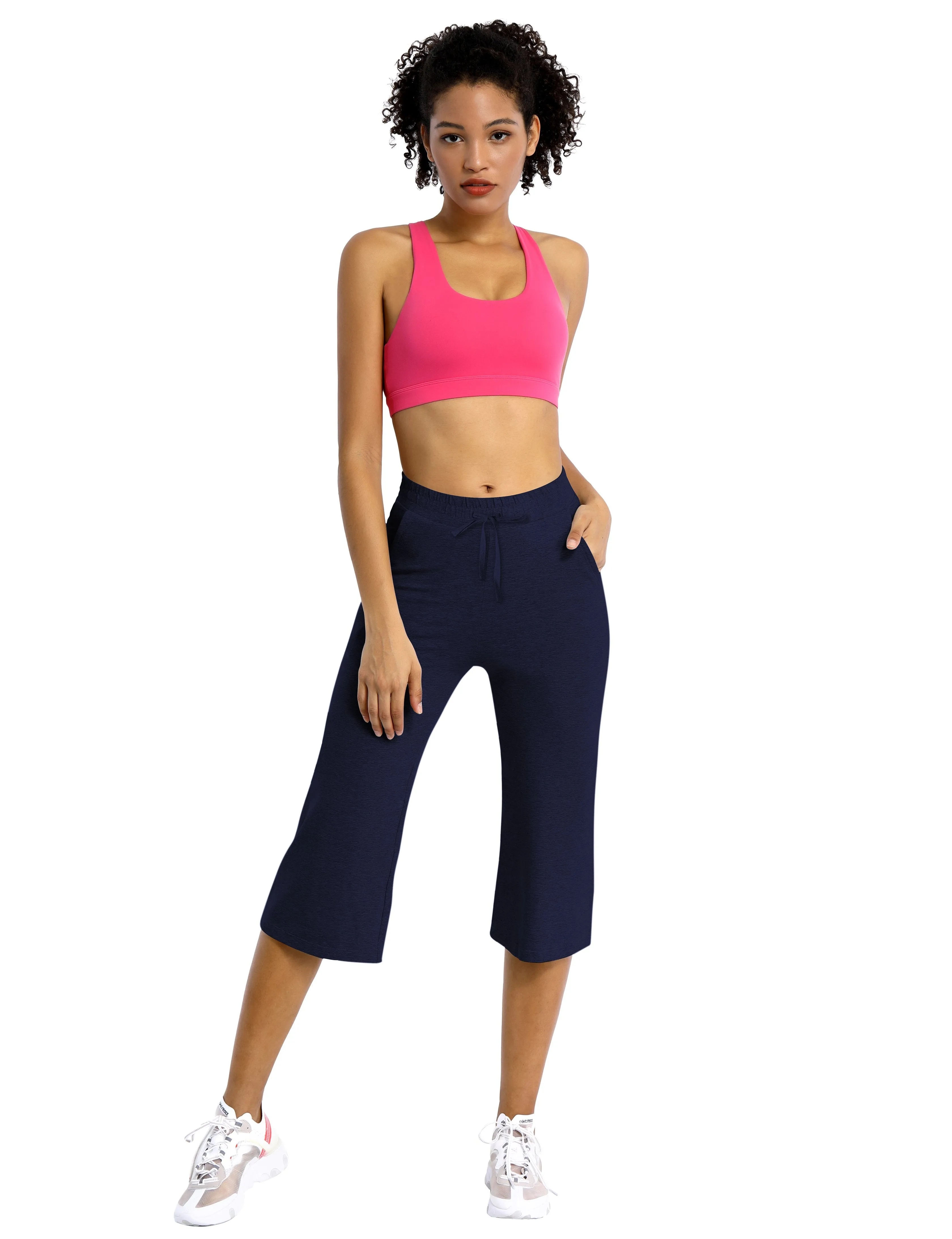 BUBBLELIME 90C/10S Pocket Lounge Adjustable Pants 19??inseam_Pilates