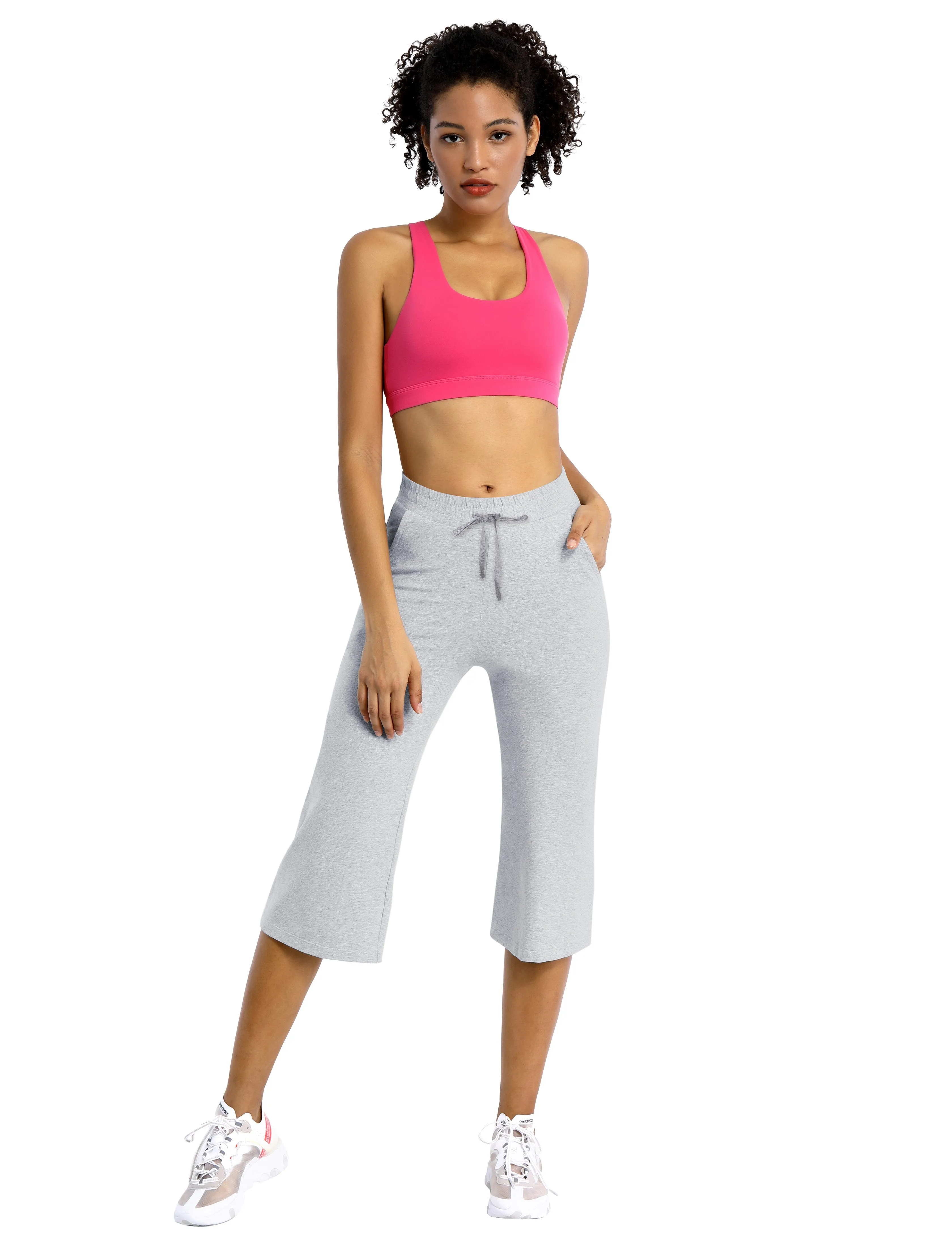 BUBBLELIME 90C/10S Pocket Lounge Adjustable Pants 19??inseam_Pilates