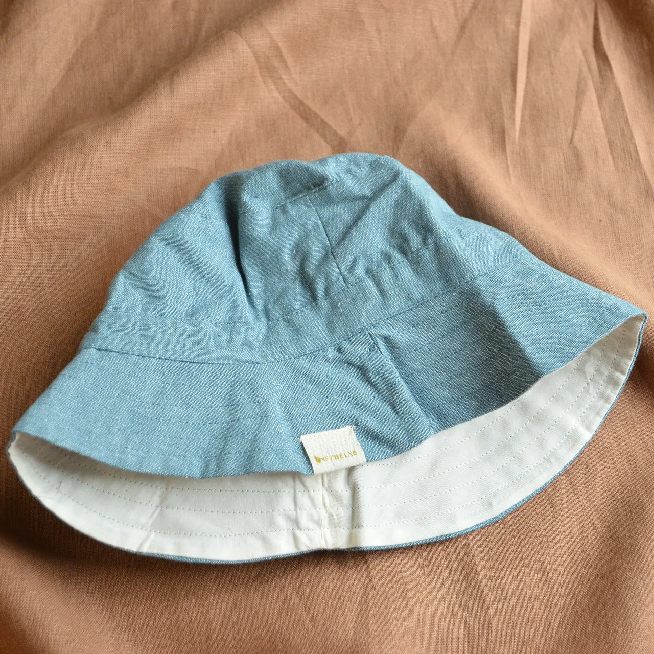 Bucket Hat in 100% Organic Cotton (Newborn-6y )