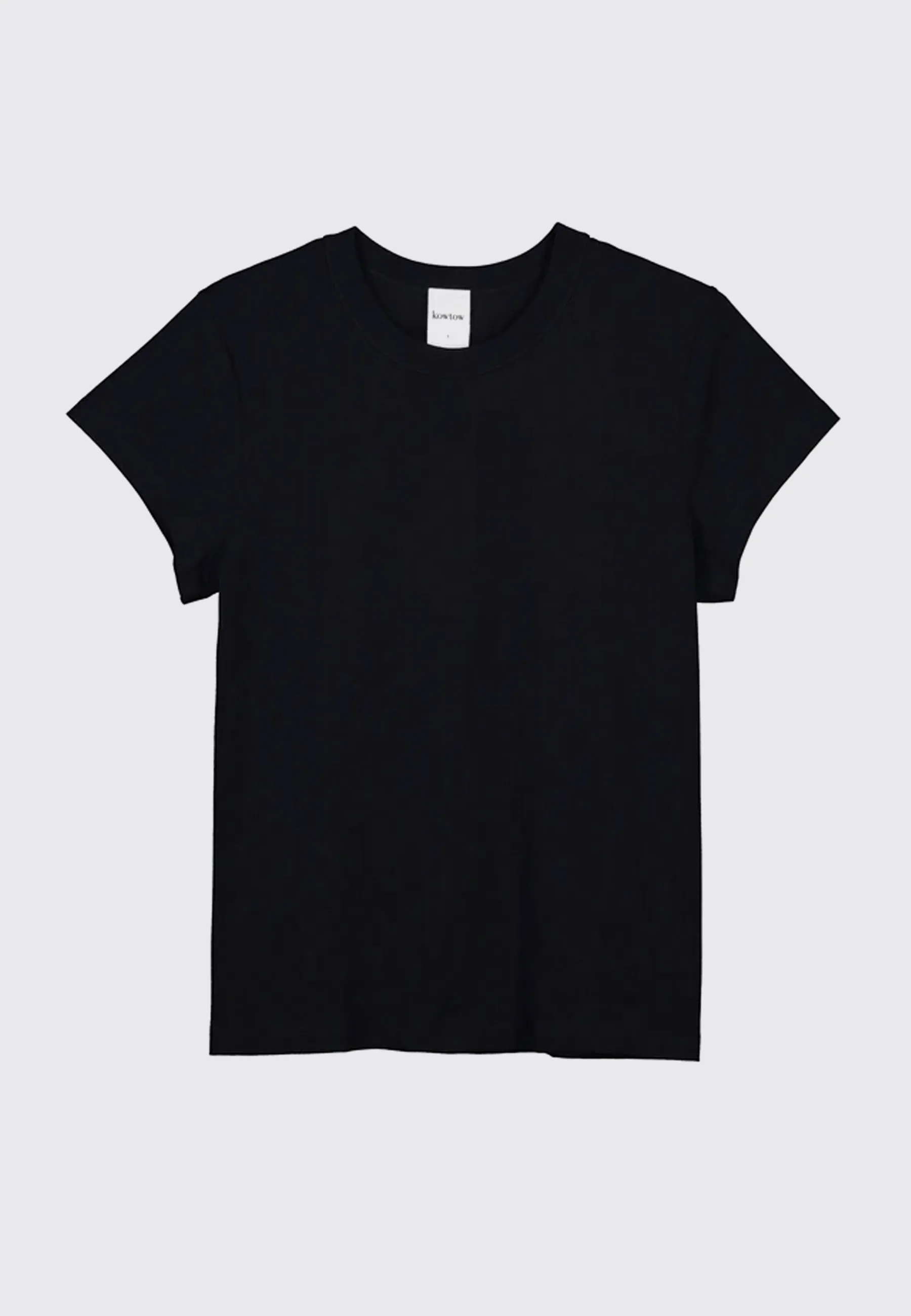 Building Block Cap Sleeve T-Shirt - black