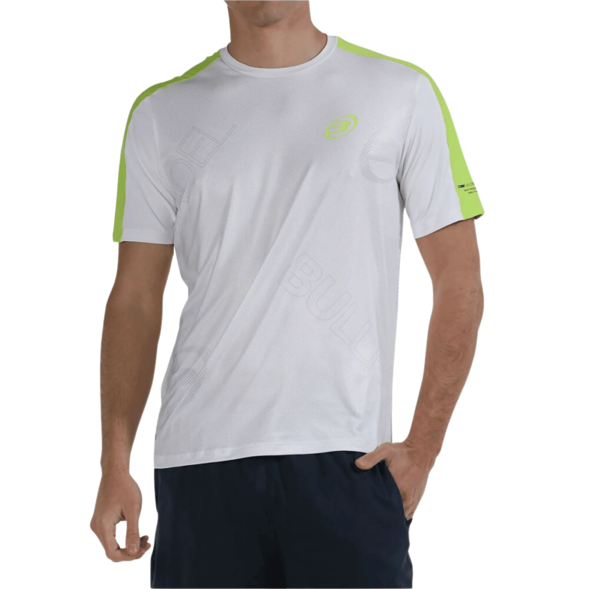 BULLPADEL T-SHIRT MITAD WHITE