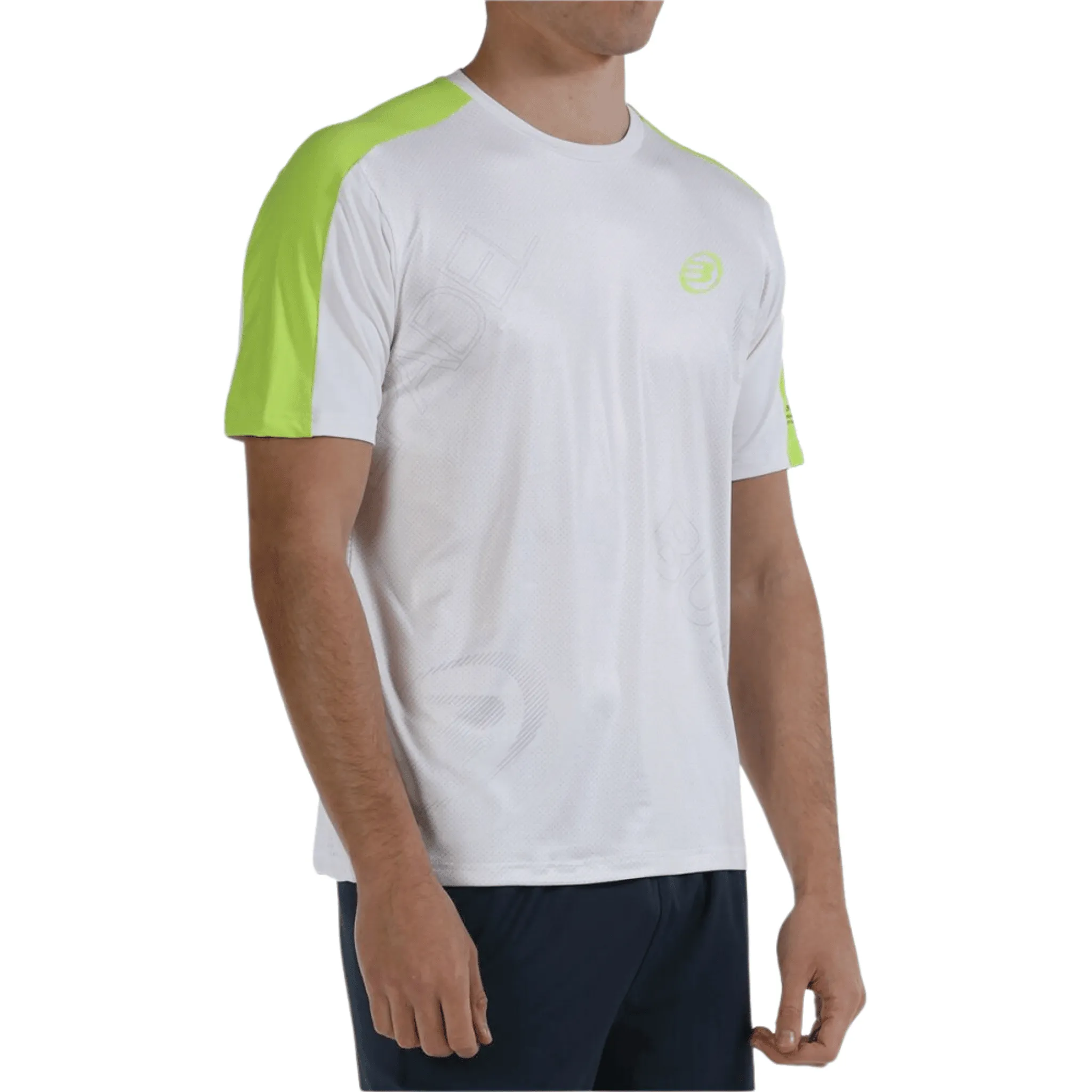 BULLPADEL T-SHIRT MITAD WHITE