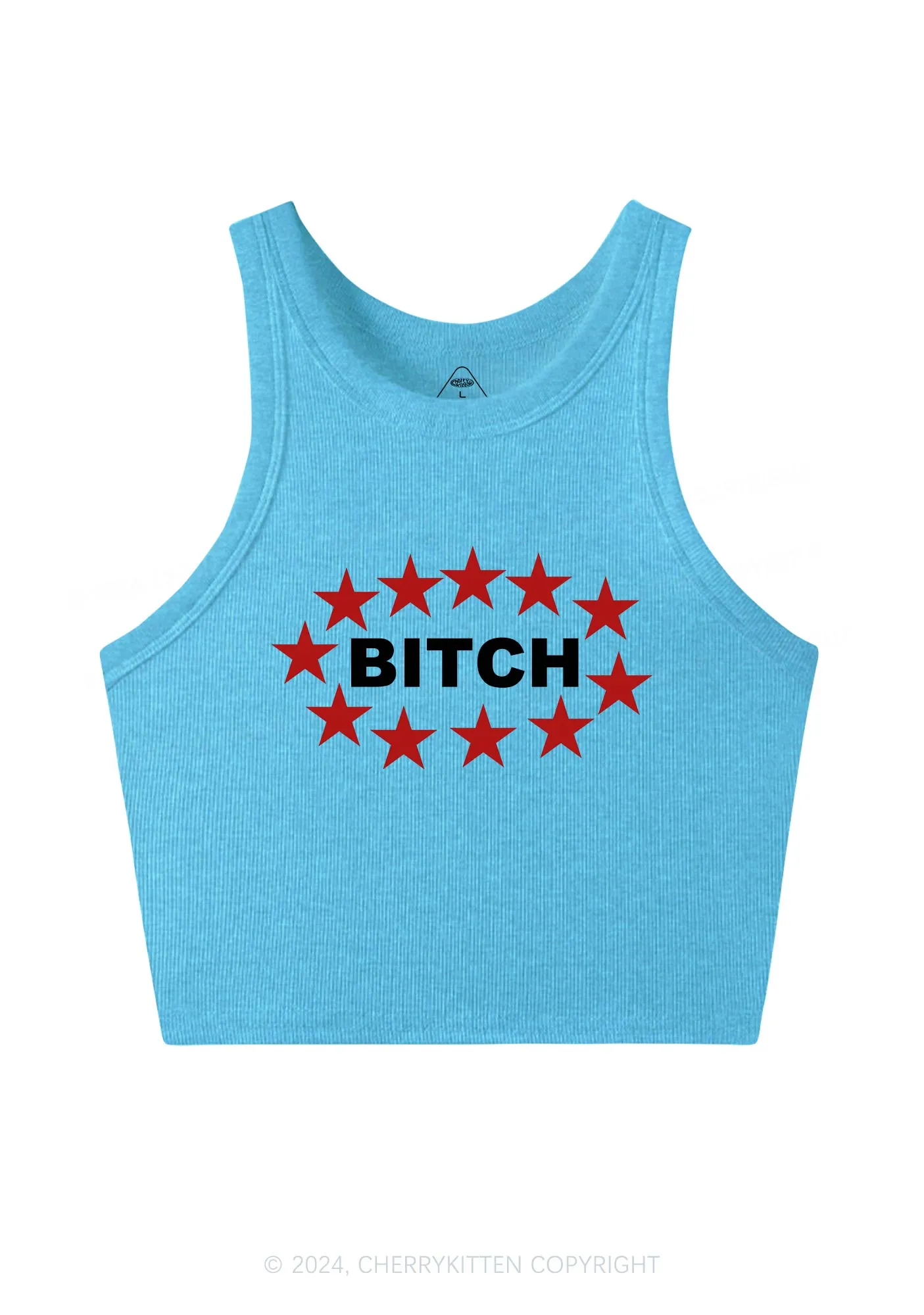 Bxxch Stars Y2K Crop Tank Top Cherrykitten