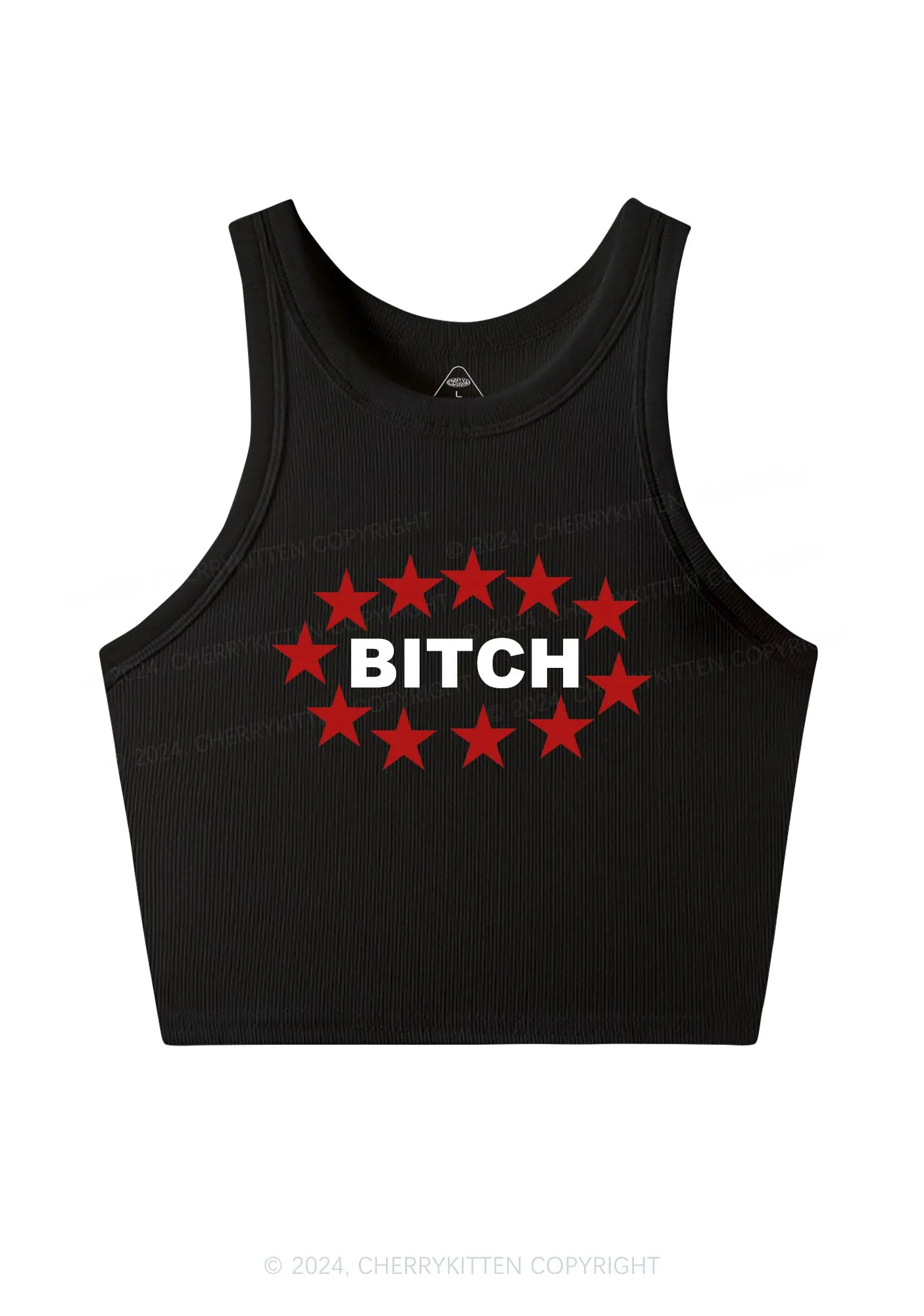 Bxxch Stars Y2K Crop Tank Top Cherrykitten