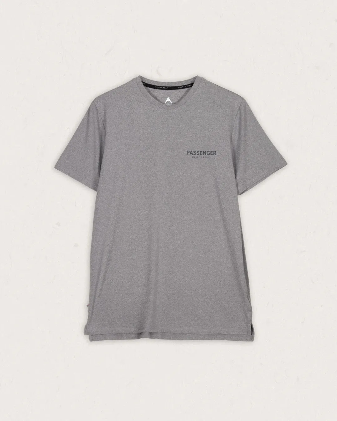 Calling Active Recycled T-Shirt - Grey Marl