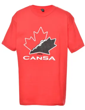 Cansa Printed T-shirt - M