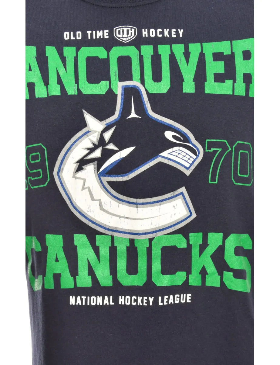 Canucks Hockey Sports T-shirt - M