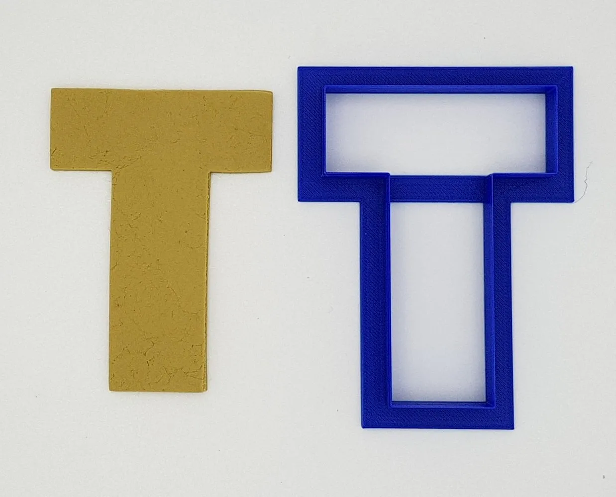 Chunky Alphabet Letter T 9.5cm Cookie Cutter