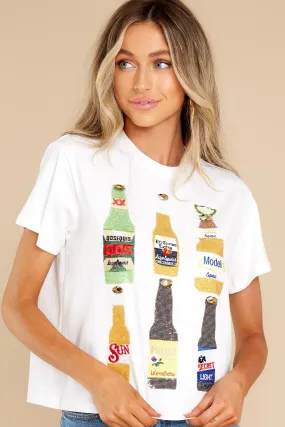 Cinco White Beer Tee