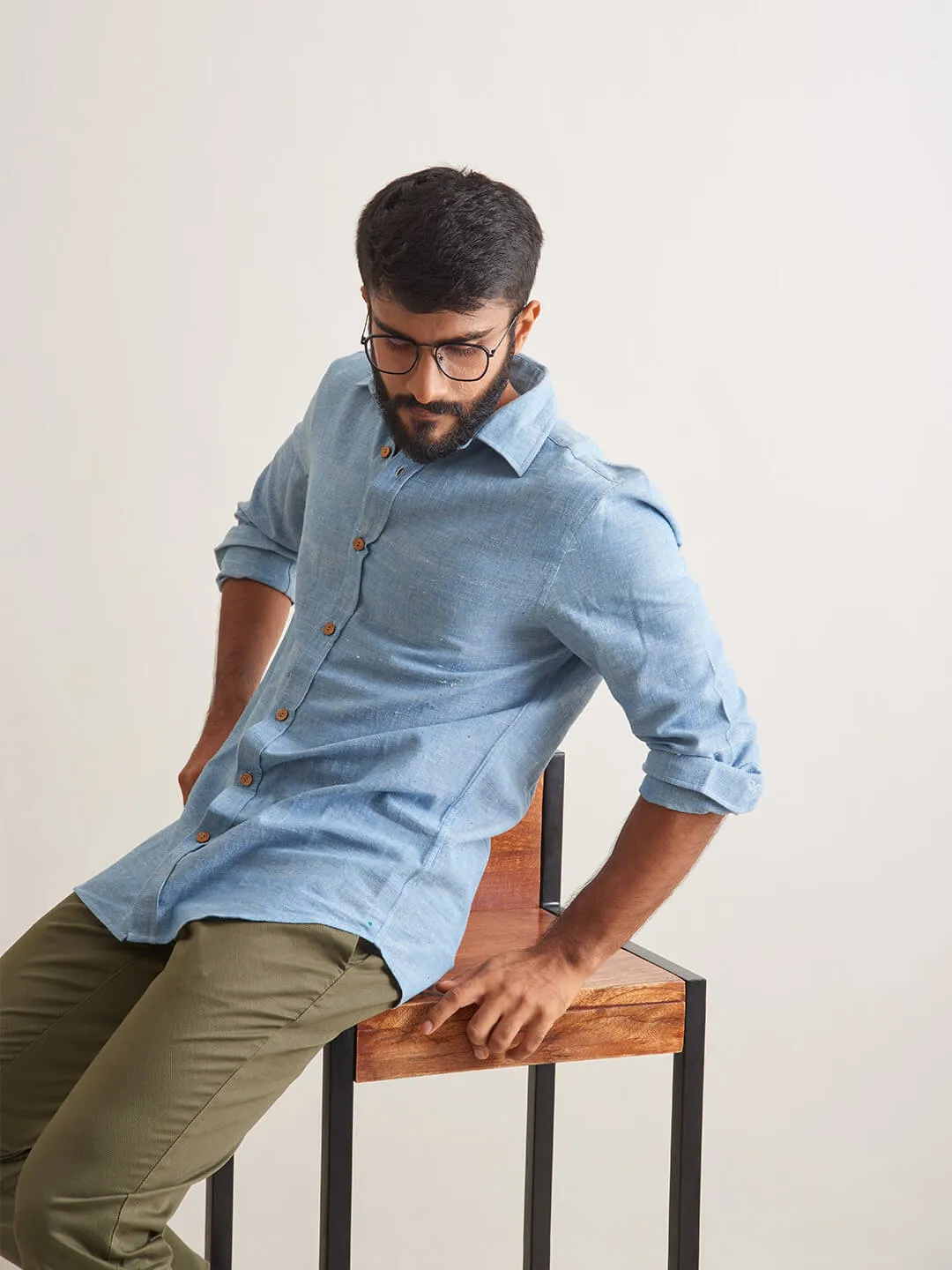 Clear Sky Handloom Shirt