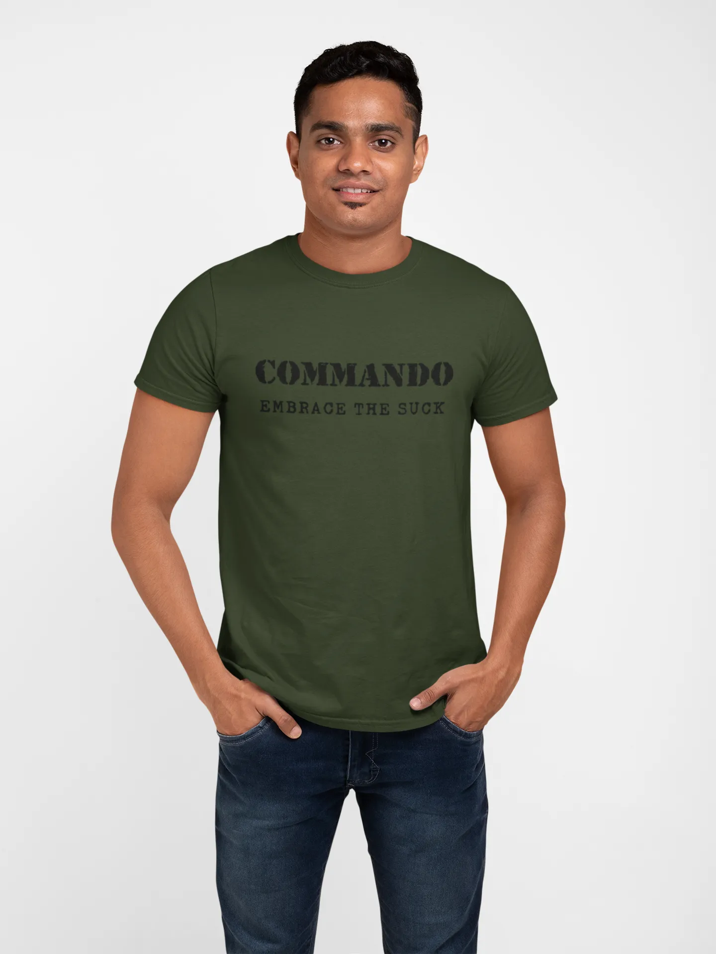 Commando T-shirt - Commando - Embrace The Suck (Men)