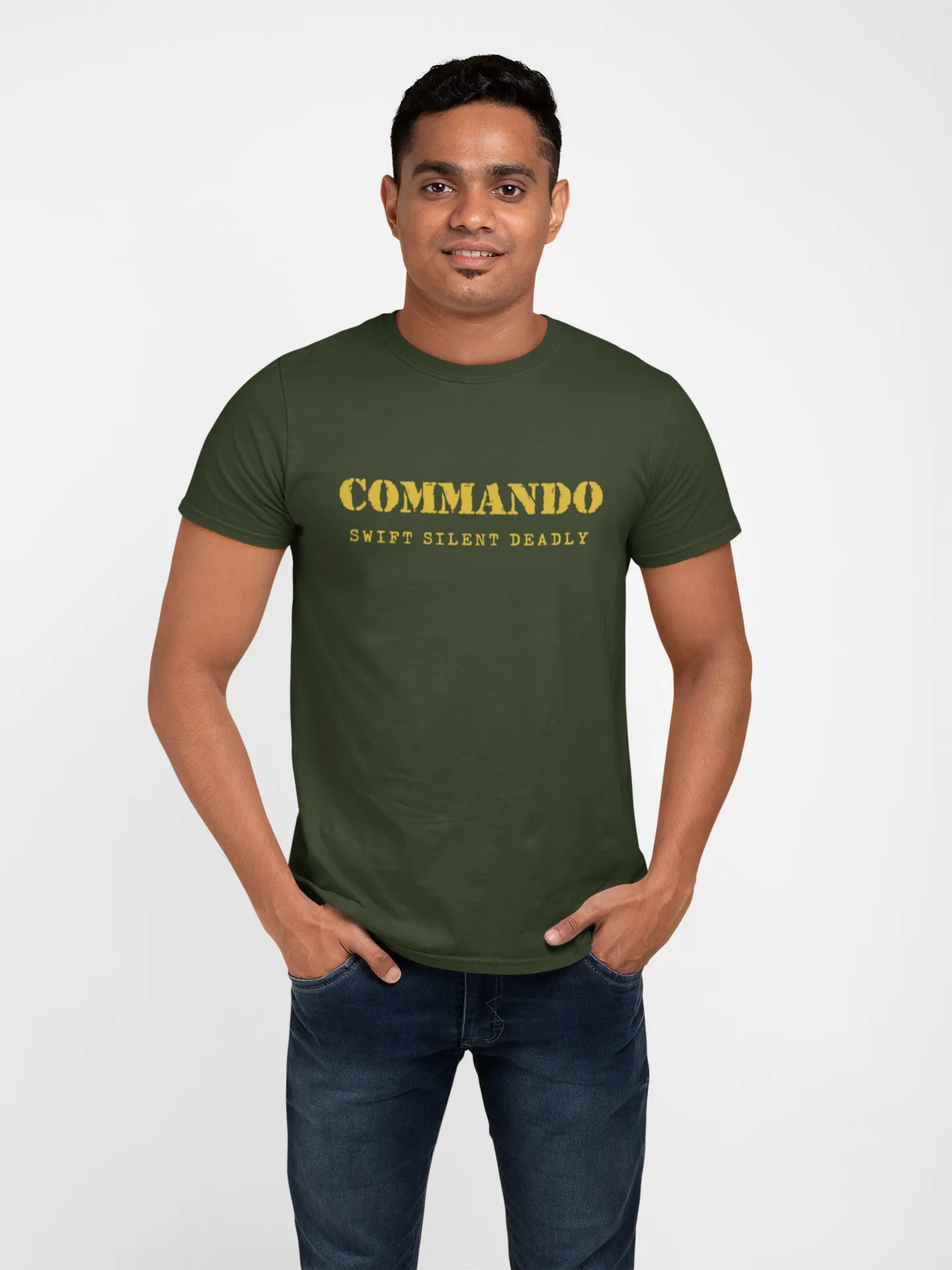 Commando T-shirt - Commando - Swift Silent Deadly (Men)