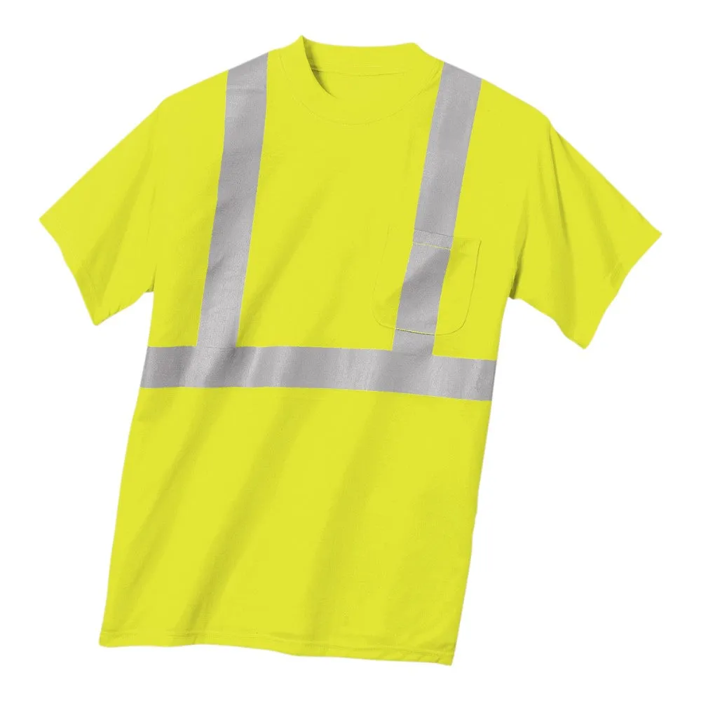 CornerStone ANSI 107 Class 2 High Visibility Safety T-Shirt CS401