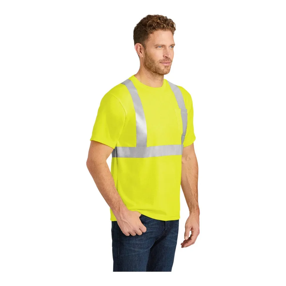 CornerStone ANSI 107 Class 2 High Visibility Safety T-Shirt CS401